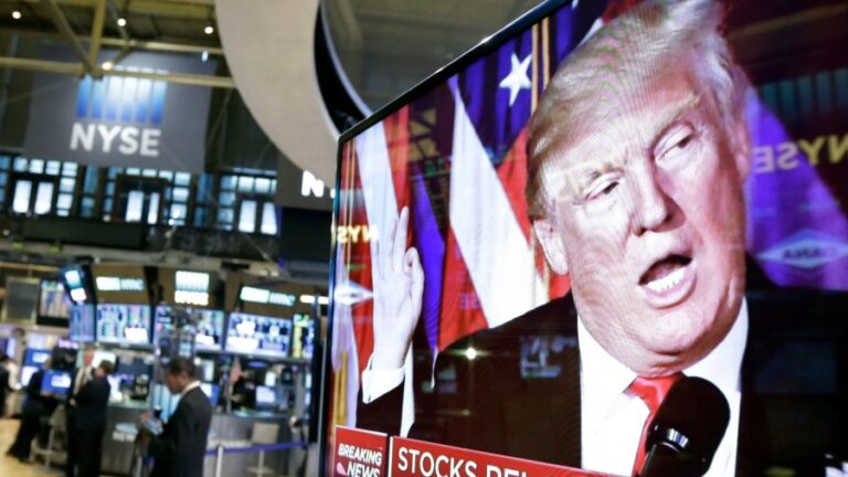 trump stock market AP