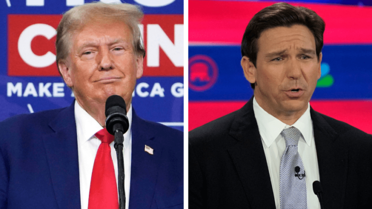 Trump Desantis Nov. 2023